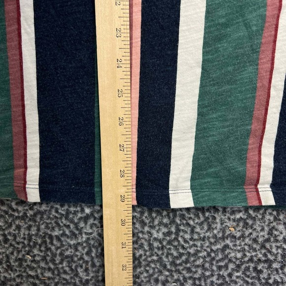 Vintage Guess Jeans USA Shirt Men Large Striped Short Sleeve Crew Neck Cotton L - Picture 6 of 8